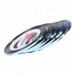 Banda decorativa de unghii 1mm Albastru deschis
